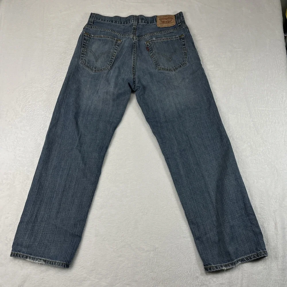 Vintage Levi's 559 Jeans Men's 34x30 Blue Relaxed Straight Faded Distressed y2k